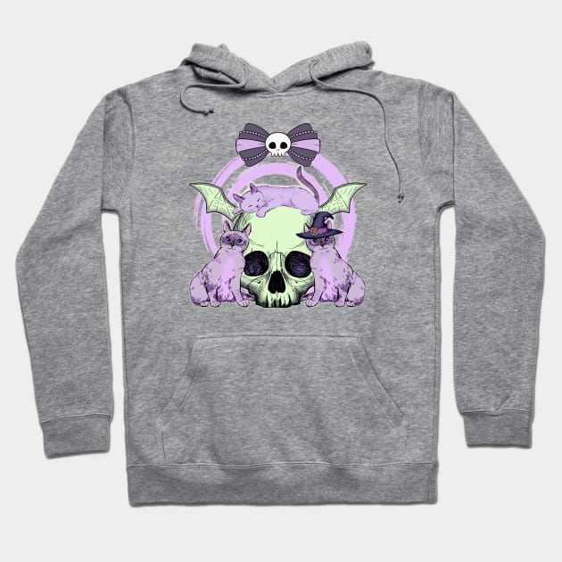 Cute Goth Hoodie by HobbyAndArt